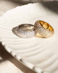 XL Pave Amalfi Ring- Silver View 3