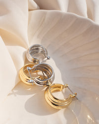 Baby Rosetta Hoops- Gold View 4