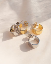 Gaia Hoops- Silver View 4