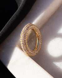 Pave Amalfi Ring- Gold view 2