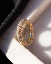 Pave Amalfi Ring- Silver view 2
