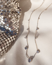 Orien Charm Necklace- Silver View 3