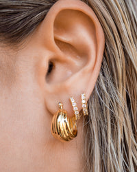 Baby Rosetta Hoops- Gold View 5