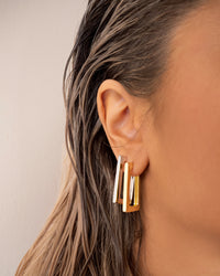 Boxer Hoops- Gold View 3