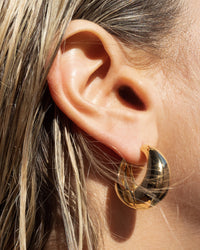 XL Jupiter Huggies (25mm)- Gold View 3