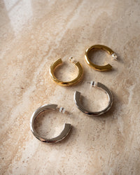 Architectural Statement Hoops- Silver View 2
