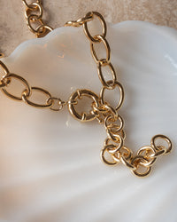 The Cleo Link Chain Necklace- Silver View 3