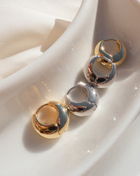 Jupiter Huggies (15mm)- Silver View 3