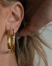 Architectural Statement Hoops- Silver View 3
