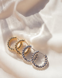 Rope Huggies (25mm)- Gold View 3