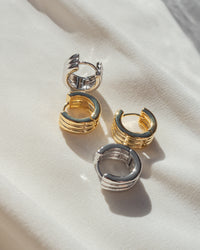 Lou Huggies (12mm)- Silver View 3