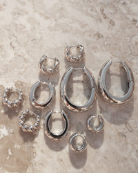 Louise Huggies (15mm)- Silver View 3