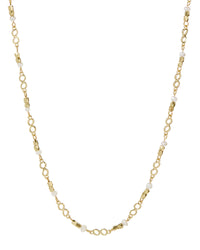 Pearl Infinity Necklace- Gold View 1