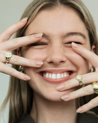 Pave Cosmic Signet Ring- Silver view 2