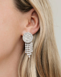 Pave Cosmic Studs- Silver View 3