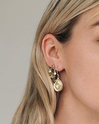 Square Shaker Studs- Gold View 5