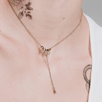 The Moroccan Stud Lariat- Gold View 3