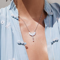 Celestial Charm Necklace- Rose Gold View 2