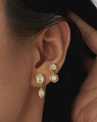 Stellar Bezel Studs Set- Silver View 3