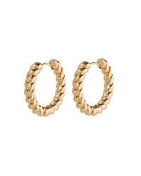 Rope Huggies (25mm)- Gold View 1