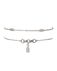Sunrise on South Beach Anklet Set- Silver View 3