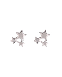Stardust Studs- Silver