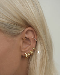 Mini Lou Huggies (9mm)- Gold View 6