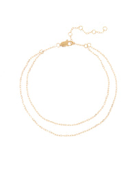 Take Me to the Bungalows Anklet- Gold View 2