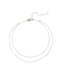 Take Me to the Bungalows Anklet- Silver View 1
