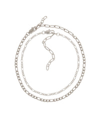 The Suganami Anklet Set- Silver