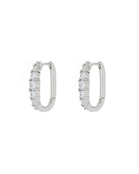Tai Diamonte Huggies- Silver