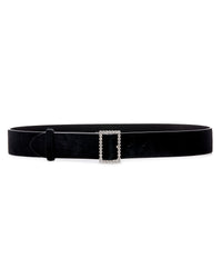Crystal Buckle Belt- Silver View 1