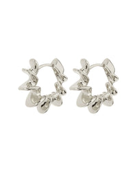 Dahlia Hoops- Silver View 1
