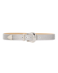 Diamond Rodeo Belt- Silver View 1