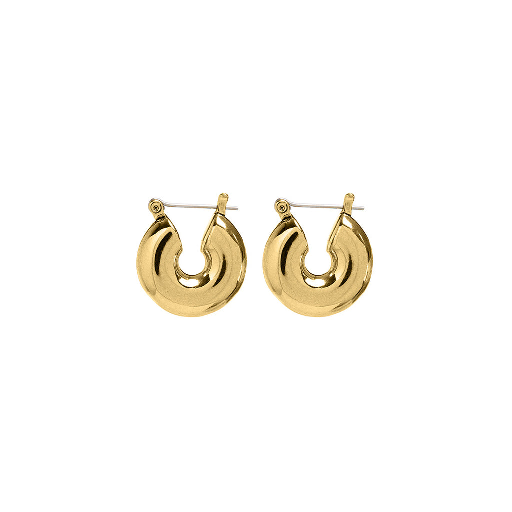 The Mini Donut Hoops- Gold Luv Aj - Main Image