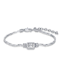 The Camille Chain Bracelet- Silver View 1