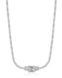 The Camille Chain Necklace- Silver View 1