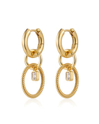 The Camille Multi Hoops- Gold View 1