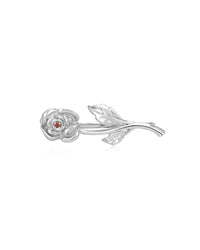 Rosa Bobby Pin Set- Silver View 1