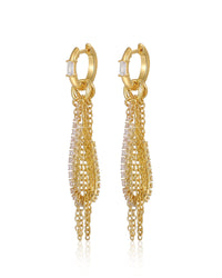 The Rossi Chain Huggies- Gold View 1