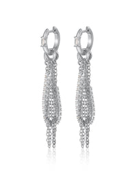 The Rossi Chain Huggies- Silver View 1