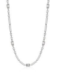 The Rossi Link Chain Necklace- Silver View 1