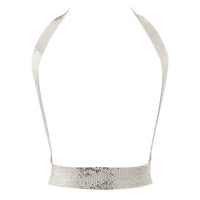 Chainmaille Harness Bodychain- Silver View 1