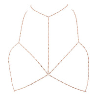 Coco Chain Bra- Rose Gold View 1