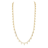 Faceted Bead Belly Chain- Gold View 3
