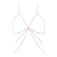 Fiora Chain Bra- Rose Gold View 1