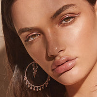 Maraca Shaker Statement Hoops- Silver View 4