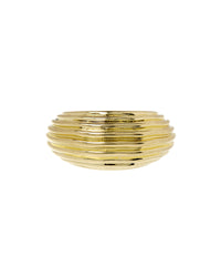 Wave Dome Ring- Gold