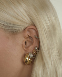 Lou Huggies (12mm)- Silver View 4