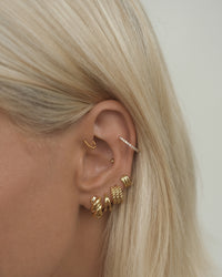 Mini Lou Huggies (9mm)- Gold View 5